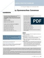 Primary Dysmenorrhea Consensus