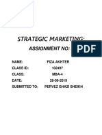 Strategic Marketing 2