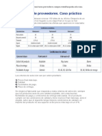 Eleccion de Proveedores Resolto