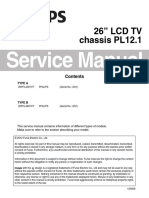 26pfl4507 Chassis Pl12.1 Service Manual