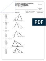 Examen Bimestral - GEOMETRIA II