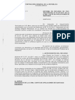 Informe Contraloria Recurso Protección Confianza Legitima