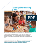 7 Effective Strategies For Teaching Elementary Math