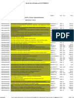 Stock List of Books On ELECTRONICS