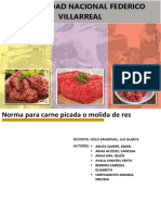 Norma para La Carne Picada