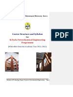 BATU Petrochemical Syllabus PDF