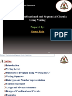 Design of Combinational and Sequential Circuits