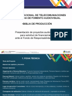 Biblia de Producción Audiovisual, Conatel