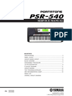 Teclado PSR 540