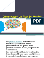 Como Hacer Un Plan de Medios