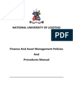 Approved Financial Proceedures