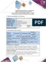 Activity Guide and Evaluation Rubric - Task 1 - Designing A Teacher Development Strategy