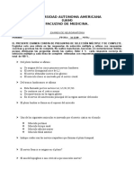 Examen de Neuroanatomia