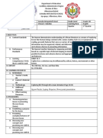 Daily Lesson LOG School Grade Level Teacher Learning Area Teaching Dates and Time Quarter