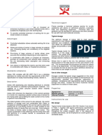 Cebex 305: Retarding Admixture For Mortar Uses Technical Support