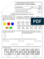 DQ Av 2º Bim Matemática 2019