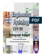 CEW 503 CEW 503: Hydrograph Analysis