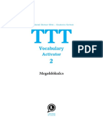 TTT Vocabulary Activator I - Megoldokulcs