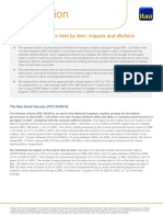 Macro Vision: Social Security Reform Item by Item: Impacts and Dilutions