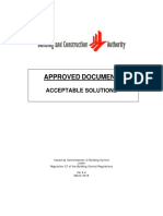 Approved Document: Acceptable Solutions