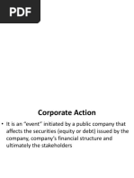 PPT For Corporate Actions