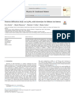 2018 - PhysicaB - 551 - Neutron Diffraction Study On Li3PO4 Solid Electrolyte For Lithium Ion Battery2018