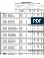 Sf8 Nutritional Status