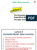 Lecture 5 Expenditure Model - Open Economy