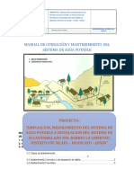 Operacion y Mantenimiento de Agua Potable Ok