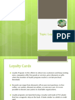 Group 1 - Loyalty Cards