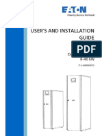 Eaton 93PS UPS 8-40kW Users and Installation Guide en P-164000493 Rev 001