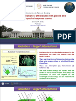 Week-2 Module-1 Interaction Mechanism of EM Radiation With Ground and Spectral Response Curves