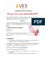 Convocatoria Del 3er. Concurso de Canto 2019-2 de UES Navojoa