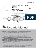 Manual Syma X22w en Español