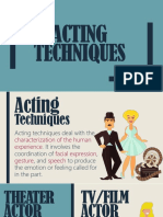 Acting Techniques