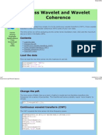 Crosswavelet and Wavelet Coherence