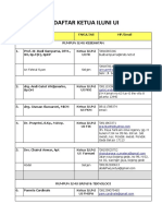 (Iluni Ui) Daftar Ketua Iluni Ui 2019