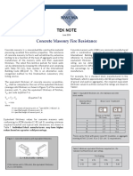 Concrete Masonry Fire Resistance June 2016