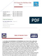 Design of Fixture For Full Bore Gate Valve - Review