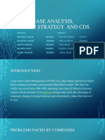 LTCM Case Analysis, Option Strategy and Cds