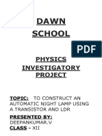 Class 12 Physics Project File