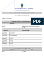 GEC Thrissur KTU Results B.Tech S1 (S) Exam July 2019