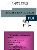 Cost Control Training: Analisis Rantai Nilai