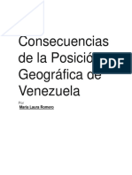 7 Consecuencias de La Posición Geográfica de Venezuela