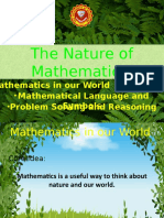 The Nature of Mathematics