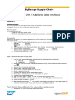 OpenSAP Byd4 Week 05 Unit 01 AIF Additional Exercise