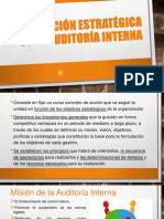 Planeación Estratégica de La Auditoría Interna