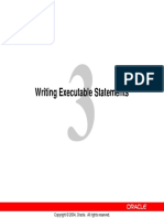 Writing Executable Statements