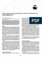 Accurate Prediction of Gas Hydrate Suppression Capability of Water-Based Drilling Fluids in Deepwater Drilling