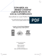 Sourcebook On Local Public Finance